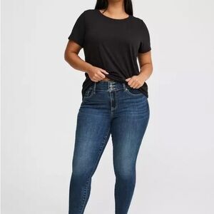 NWT Torrid Jegging High-Rise Skinny Jeans - Dark Blue